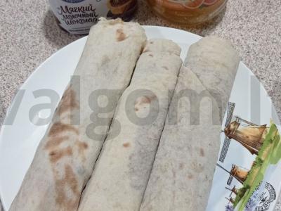 Lavašas su uogomis ir vaisiais Žingsnis 6