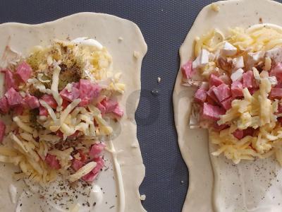 Sluoksniuotos be mielių bandelės Žingsnis 6