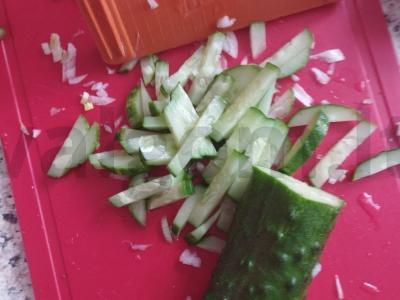 Graikiškas salotas su feta Žingsnis 2