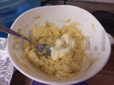 Greita bulvių apkepas su faršu Žingsnis 1