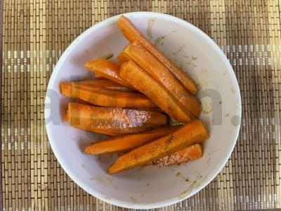 Morkos, keptos orkaitėje Žingsnis 3