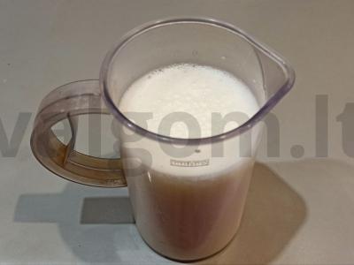 Šokoladiniai blynai su varškės įdaru Žingsnis 3