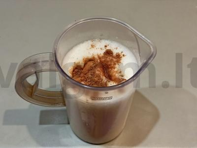 Šokoladiniai blynai su varškės įdaru Žingsnis 4