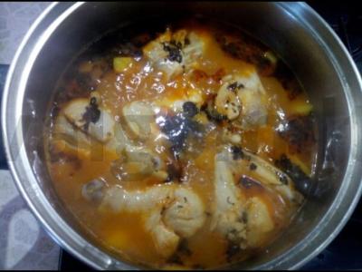 Bozbash su baziliku pagrindine nuotrauka