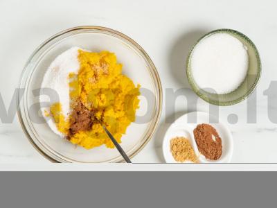 Moliūgų flanas Žingsnis 2