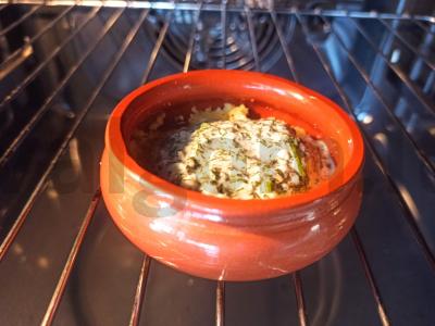 Kukurūzų košės apkepas su svogūnais ir krapais Žingsnis 4