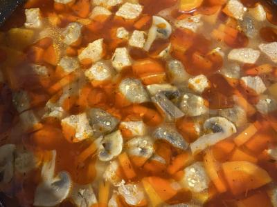 Troškinta mėsa su daržovėmis Žingsnis 5