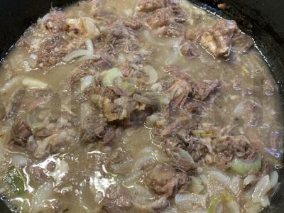 Makaronai su namine troškinta mėsa Žingsnis 5