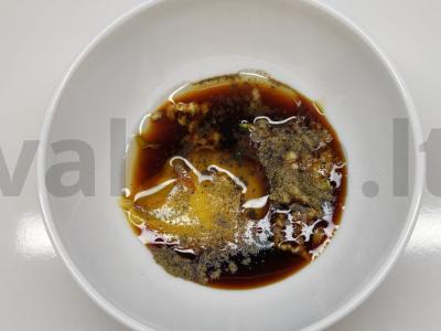 Lašiša sojų padaže Žingsnis 1