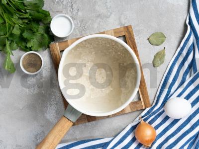 Sumaišyti kalakutienos filė kotletai su žuvimi Žingsnis 1