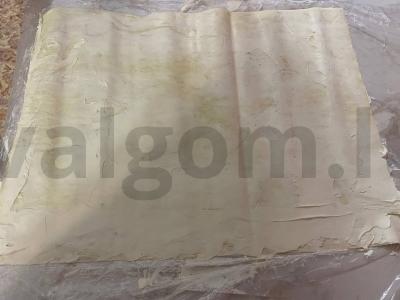 Rulėliai su žuvimi ir daržovėmis Žingsnis 1