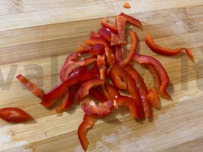 Rulėliai su žuvimi ir daržovėmis Žingsnis 3