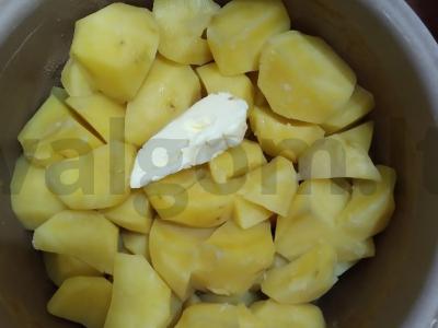 Grybų buljonu ir krapais pagamintas piure Žingsnis 6