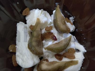 Desertinis jogurtas su figomis, razinomis ir mėta Žingsnis 4