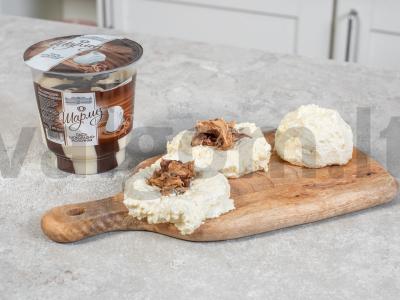 Sūrio blynai su šokoladiniu kremu Žingsnis 1