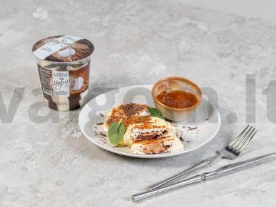 Sūrio blynai su šokoladiniu kremu pagrindine nuotrauka