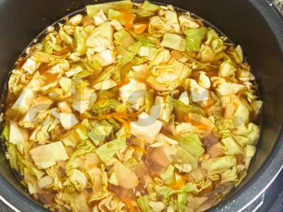 Kopūstų sriuba pietums Žingsnis 4