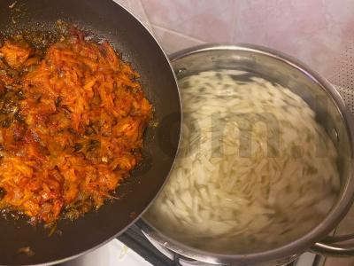 Vištienos ir daržovių kopūstų sriuba Žingsnis 8