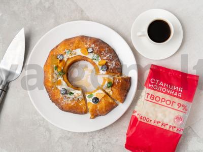 Varškės-citrininis keksas pagrindine nuotrauka