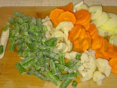 Vištienos filė su daržovėmis orkaitėje Žingsnis 2