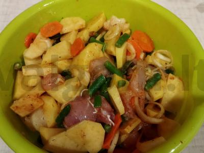 Vištienos filė su daržovėmis orkaitėje Žingsnis 4