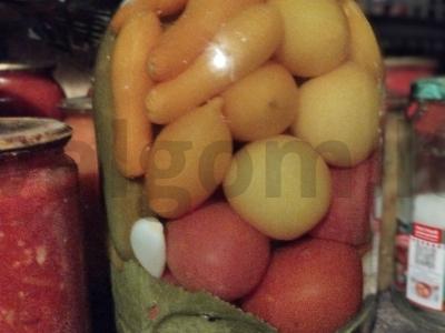 Sūdyti pomidorai žiemai su estragonu pagrindine nuotrauka