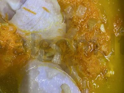 Plovas su vištiena lėtoje viryklėje Žingsnis 4