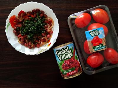 Lobio su raudonaisiais pupelėmis pagrindine nuotrauka