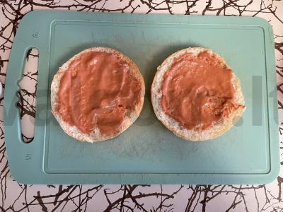 Namų gamybos burgeriai su vištienos filė Žingsnis 2