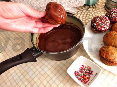 Veganiniai Velykų bananų keksiukai Žingsnis 8