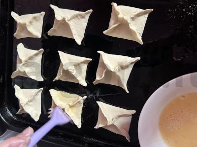 Šokoladiniai sluoksniukai-konvertukai Žingsnis 3