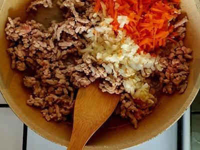 Bolognese makaronai, paprastas receptas Žingsnis 3