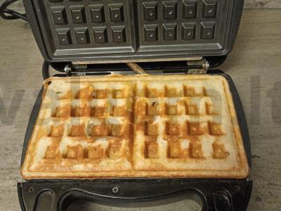 Nesaldžios avižų vafliai Žingsnis 3