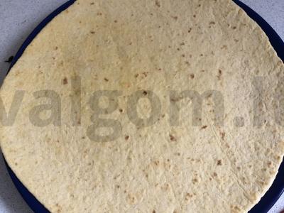 Tortilija su vištiena ir daržovėmis Žingsnis 1