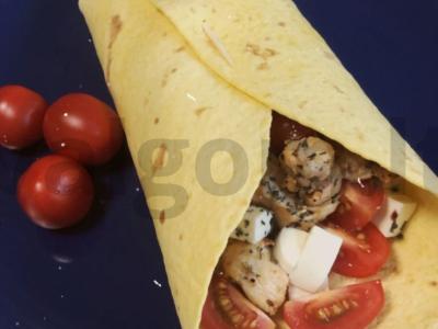 Tortilija su vištiena ir daržovėmis pagrindine nuotrauka