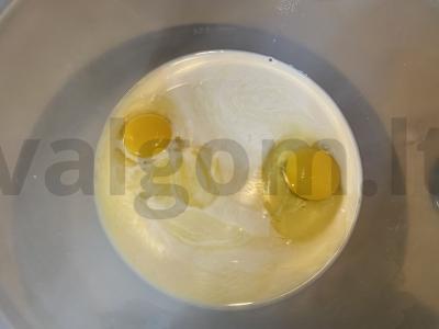 Mielinė pica tešla Žingsnis 3