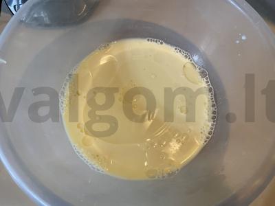 Mielinė pica tešla Žingsnis 4