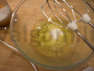 Tortas „Praha“ Žingsnis 1