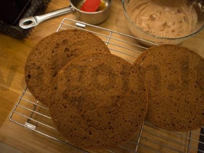 Tortas „Praha“ Žingsnis 15