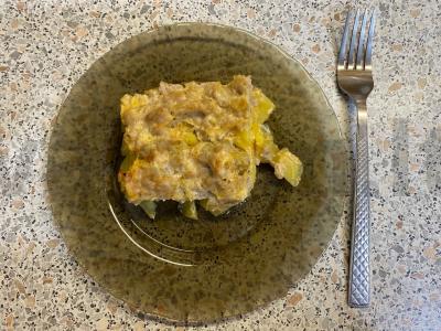 Bulvių apkepas su kiaulienos faršu pagrindine nuotrauka