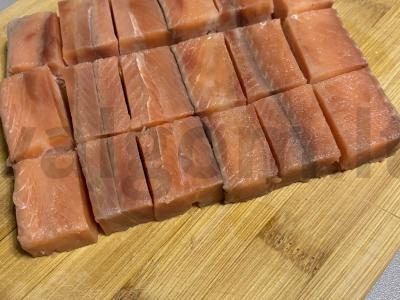 Makaronai su lašiša grietinėlės padaže Žingsnis 1