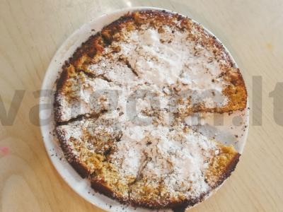 Biskvitas su tryniais ir krakmolu Žingsnis 3