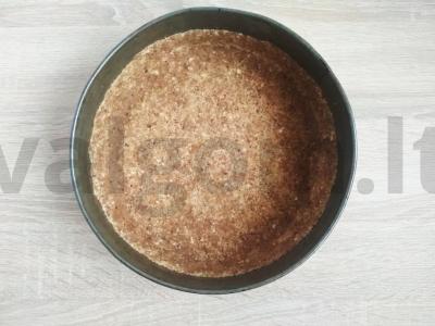 Skanus „Niujorko“ sūrio pyragas Žingsnis 1