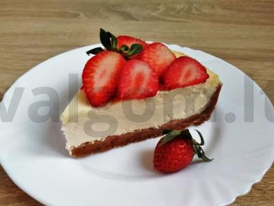 Skanus „Niujorko“ sūrio pyragas pagrindine nuotrauka