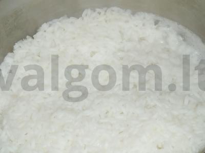 Aviena su daržovėmis ir ryžiais Žingsnis 3