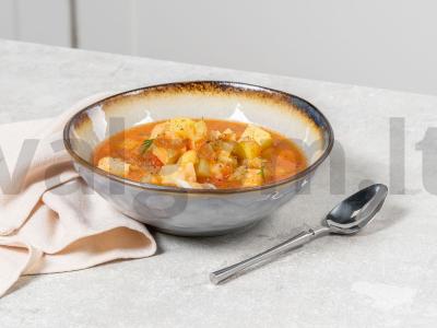 Aromatingas žuvies sriuba su pomidorais pagrindine nuotrauka