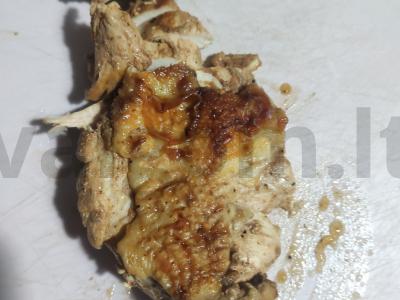 Kepta bulvė su sūriu, vištiena ir česnaku Žingsnis 5