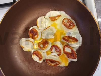 Kepti koldūnai su kiaušiniu Žingsnis 2