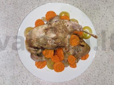 Keptas triušis pagrindine nuotrauka