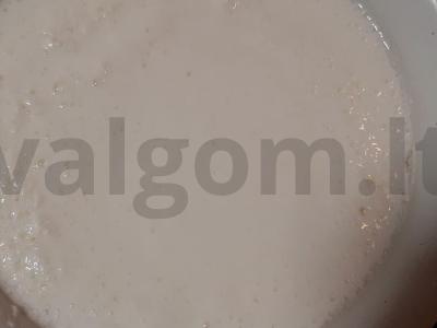 Blynai su obuoliu iš grikių miltų Žingsnis 2